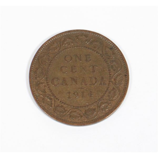 1914 CANADIAN ONE CENT COIN