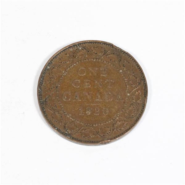 1920 CANADIAN ONE CENT COIN