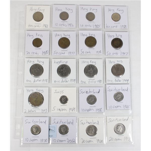 20 COINS 3 COUNTRIES