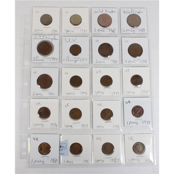 20 COINS ALL UNITED KINGDOM PAGE 3 OF 4 NO DUPLICA