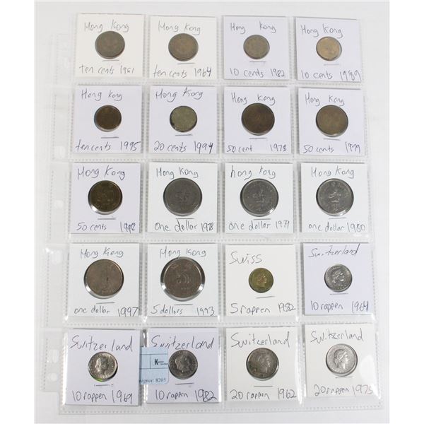 20 COINS 2 COUNTRIES