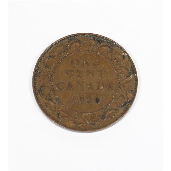 1920 CANADIAN ONE CENT COIN