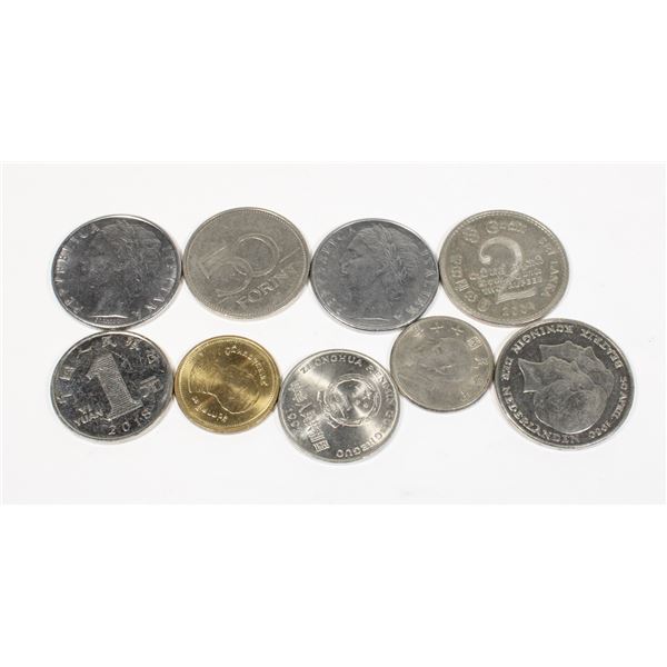 VINTAGE VARIOUS WORLD COINS