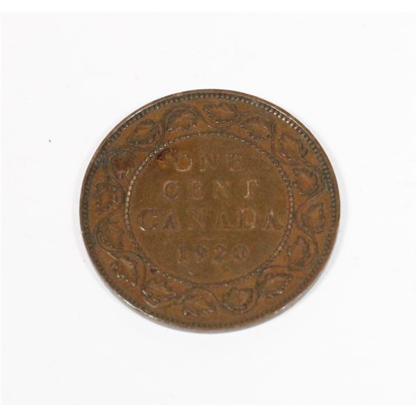 1920 CANADIAN ONE CENT COIN
