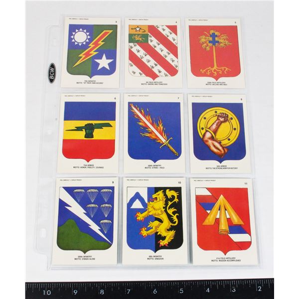 1 SHEET OF 9 OPERATION DESERT STORM COLLECTIBLE