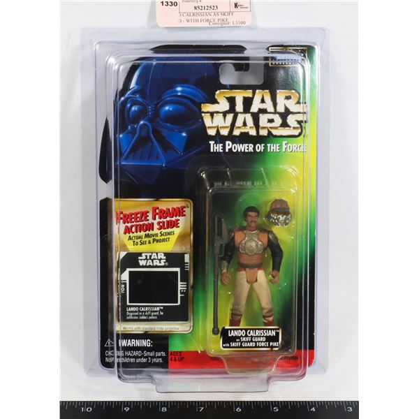 STAR WARS LANDO CALRISSIAN AS SKIFF GUARD - WITH
