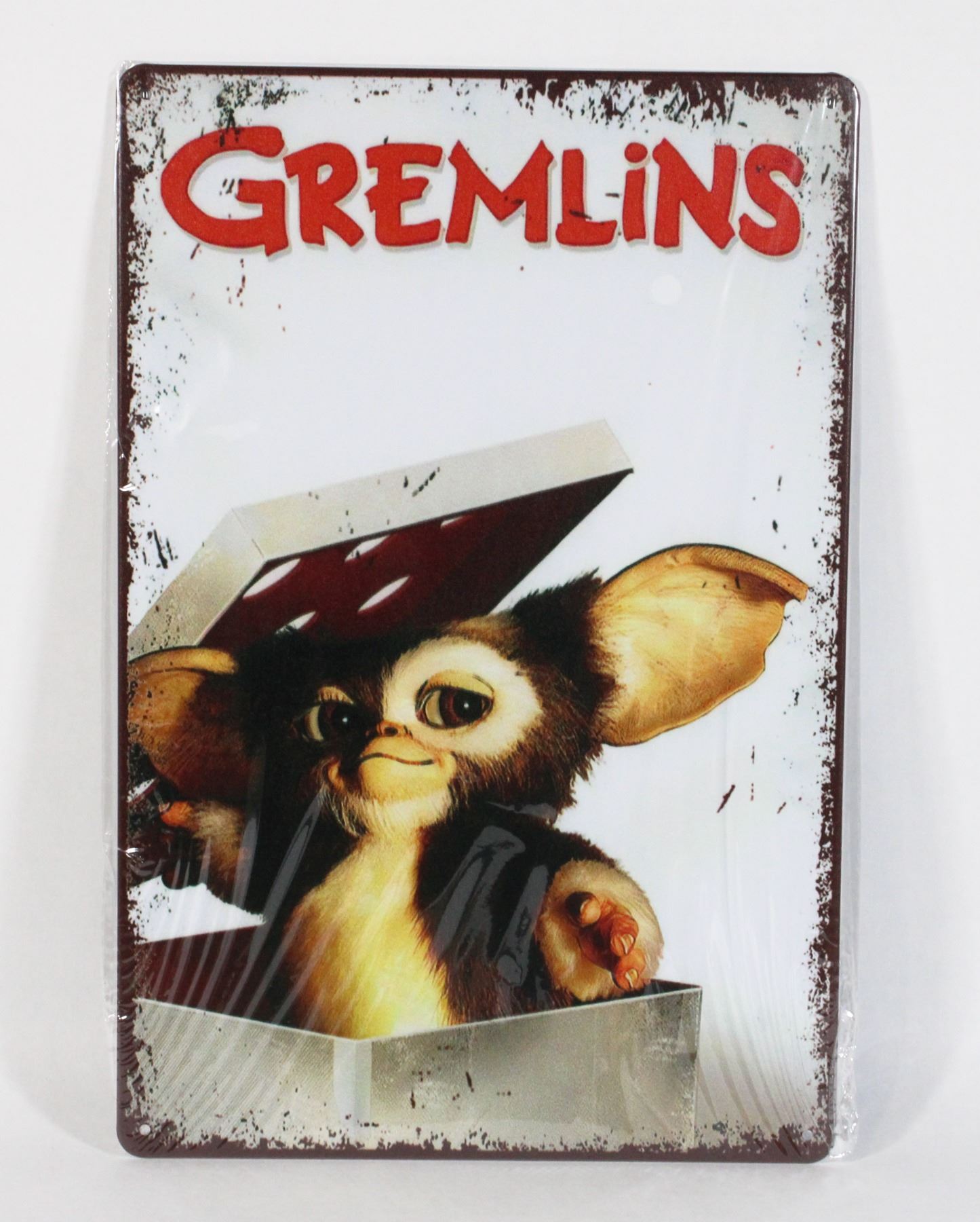 NEW GREMLINS REPLICA MOVIE POSTER METAL SIGN GIZMO