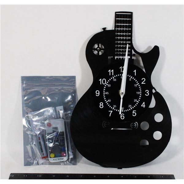 NEW LED LIGHT UP GUITAR DESIGN VINYL RECORD