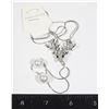 Image 1 : NEW Y-SHAPE ZIRCONIA AND FAUX PEARL SWEATER