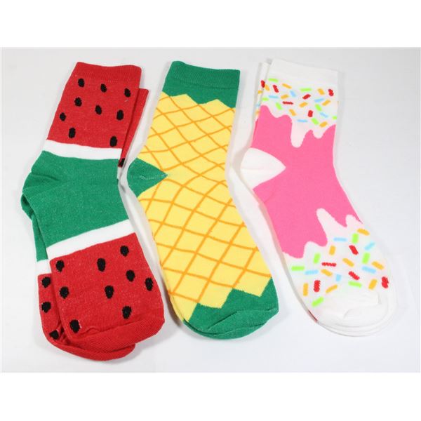 NEW SET OF 3  TREAT SOCKS