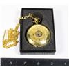 Image 1 : NEW GOLD TONE MANUAL WIND MOVING GEAR WINDOW