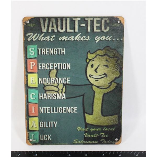 NEW FALLOUT S.P.E.C.I.A.L. THEME WOOD WALL ART