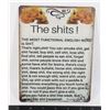 Image 1 : NEW THE SHITS! WOOD SIGN. THE MOST FUNCTIONAL