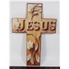 Image 1 : NEW FLUSH PICTURE WOOD CROSS (NOT ETCHED)