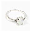 Image 1 : NEW SIZE 12 FAUX OPAL RING WITH RHINESTONE ACCENTS