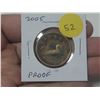 Image 1 : 2005 Proof Loonie. Ultra Heavy Cameo.