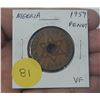 Image 1 : Nigeria. 1959 1 Penny. VF.