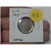 Image 1 : U.S. 1917 Buffalo Nickel. VF20.