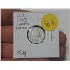 Image 1 : U.S. 1883 Liberty Head Silver Dime. G4.