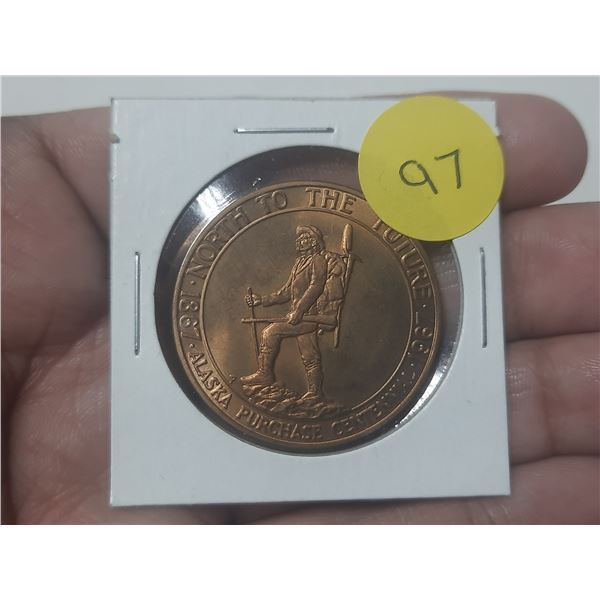 1867 – 1967 Alaska Purchase medal. BU.