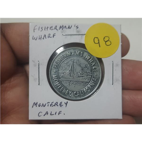 Fisherman’s Wharf, Monterey California Good Luck Souvenir.