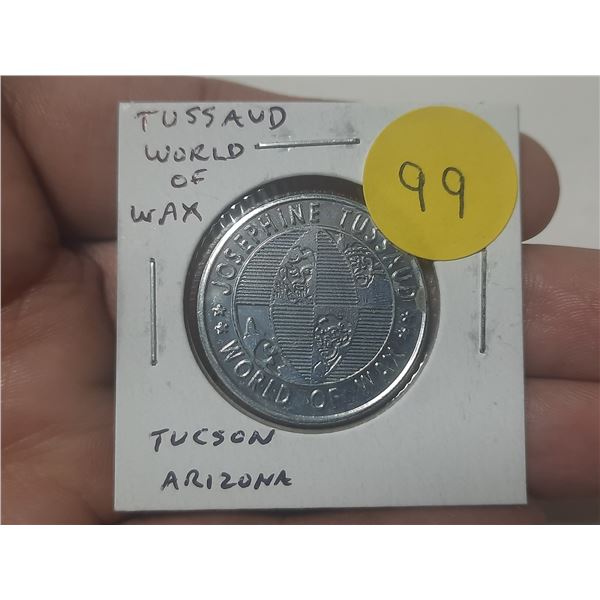 Tussaud World of Wax Tucson Arizona Souvenir.