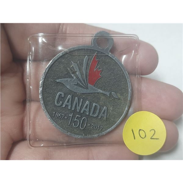 1867 – 2017 Canada Day 150 medal.