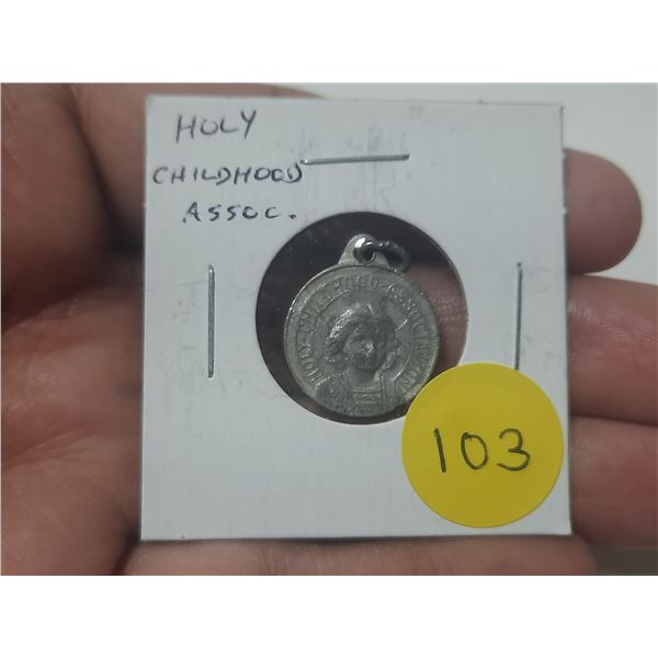 Holy Childhood Association medal.