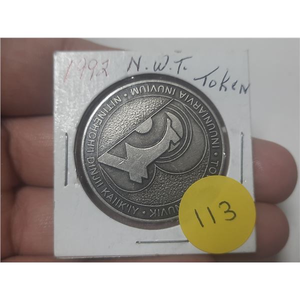 1992 Inuvik NWT medal commemorating the Inuit Circumpolar Conference.