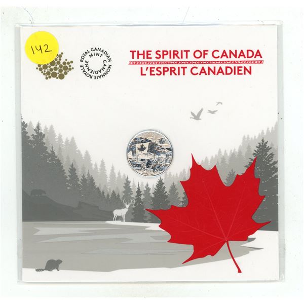 2017 The Sprit of Canada $3. 99.99% pure Silver. Housed in its original unopened RCM folder.