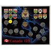 Image 1 : 1992 Canada 125 Set. 12 different 25 Cents, one from each province and territory, plus a Loonie Doll