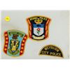 Image 1 : Set of 3 Police insignia Cloth from Moose Jaw, Regina & Weyburn City Police.