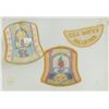 Image 2 : Set of 3 Police insignia Cloth from Moose Jaw, Regina & Weyburn City Police.