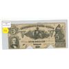 Image 1 : Confederate States of America 1861 $5 note. Fine or better with 2 pieces missing. This is a real not