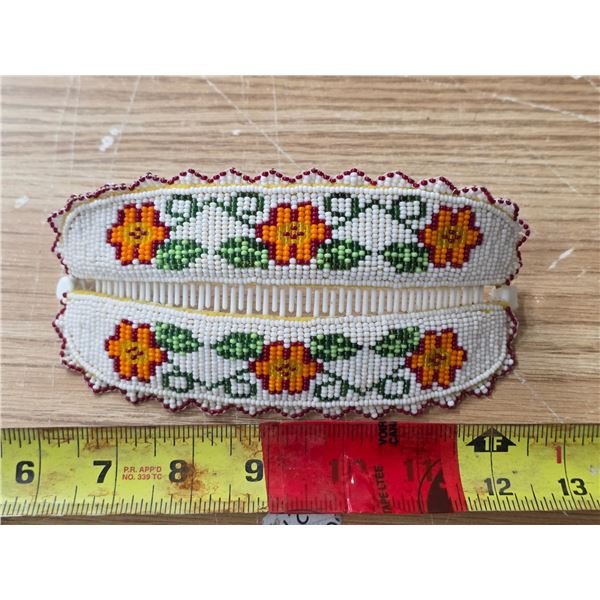 Full beaded Hair barrette- 7"L