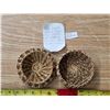 Image 1 : Pine needle basket- 5"L