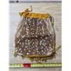 Image 1 : Deer pelt gathering bag- 17" by 14"