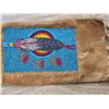 Image 2 : Indigenous beaded gathering bag- 18"L