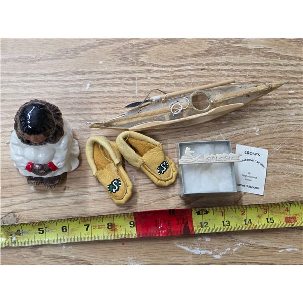 Walebone pin and indigenous décor