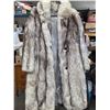 Image 2 : SF fur coat with dry bag- damage to left shoulder- 42"L