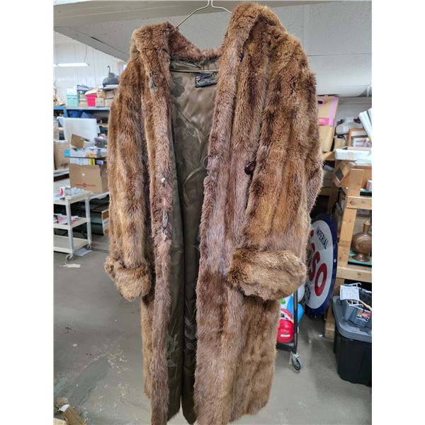 America fur co. P.A fur jacket- 40'L