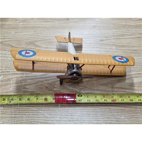 British biplane model- missing wheel