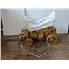Image 1 : Wood Wagon Design Rolling Lamp w/ Cover (works)