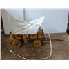Image 3 : Wood Wagon Design Rolling Lamp w/ Cover (works)