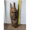Image 2 : Wood Tiki Mask Design Decor 17"