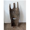 Image 3 : Wood Tiki Mask Design Decor 17"