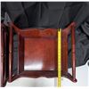 Image 3 : (2) wood decor Storage Tops w/ Handles 21"x16" and 24"x18"