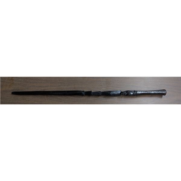 Vintage wooden 36" Africa Possibly Styled Walking Cane
