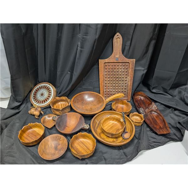 Lot of Various Wood Items