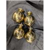 Image 1 : (4) Brass or Brass Plated Balls